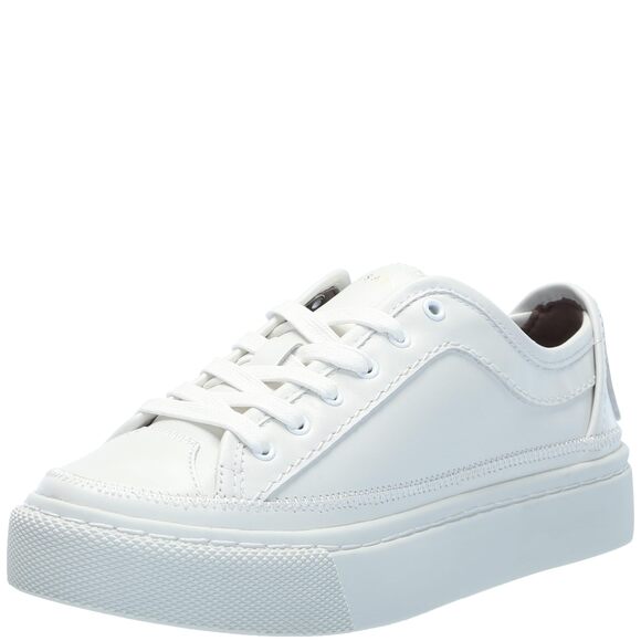 AllSaints Shoes - ALLSAINTS Womens Milla Leather Sneaker White 8 Medium
